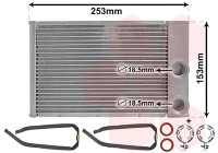 Heat Exchanger, interior heating *** IR PLUS ***