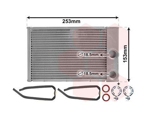 Heat Exchanger, interior heating *** IR PLUS ***