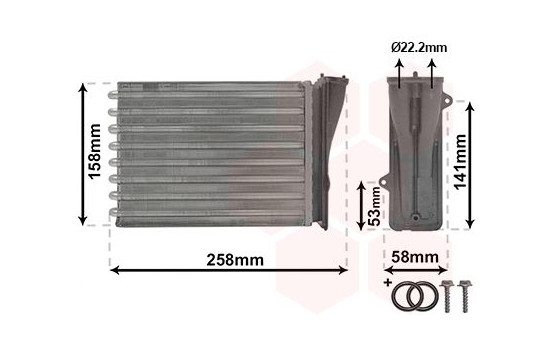 Heat Exchanger, interior heating *** IR PLUS ***