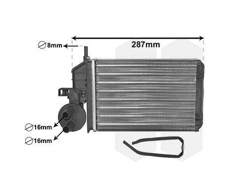 Heat Exchanger, interior heating *** IR PLUS ***, Image 2