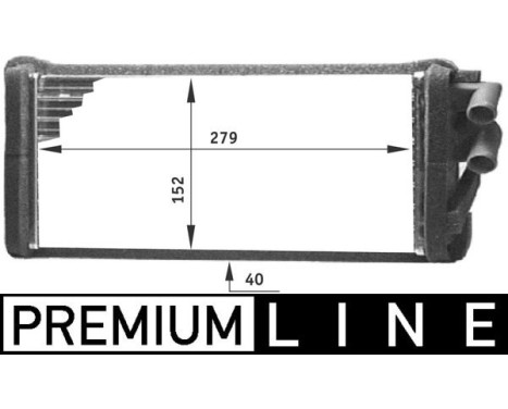 Heat Exchanger, interior heating PREMIUM LINE