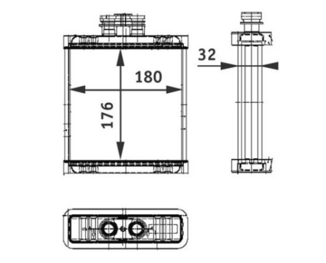 Heat Exchanger, interior heating PREMIUM LINE