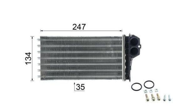 Heat Exchanger, interior heating PREMIUM LINE, Image 11