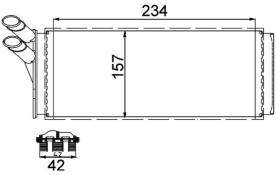 Heat Exchanger, interior heating PREMIUM LINE, Image 2