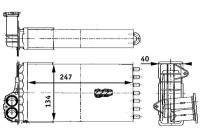 Heat Exchanger, interior heating PREMIUM LINE