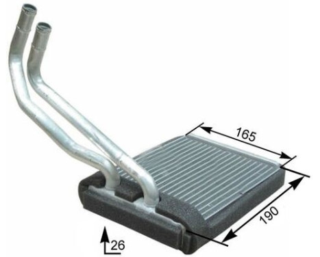 Heat Exchanger, interior heating PREMIUM LINE, Image 2