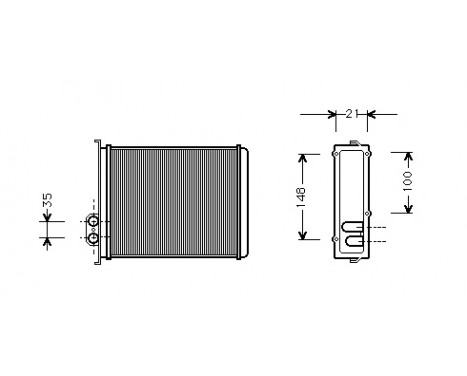 Heat Exchanger, interior heating