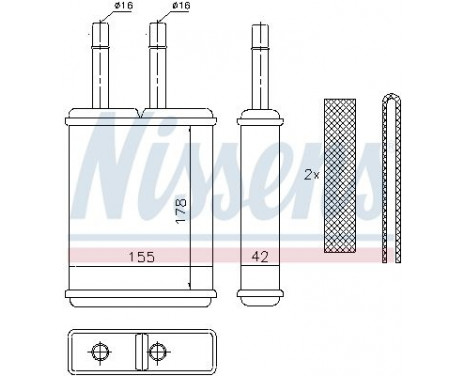 Heat Exchanger, interior heating, Image 2