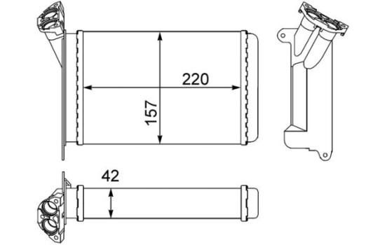 Heat Exchanger, interior heating, Image 2