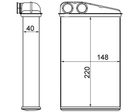 Heat Exchanger, interior heating, Image 2