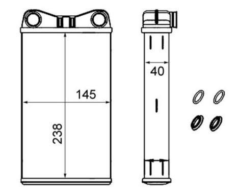 Heat Exchanger, interior heating, Image 2