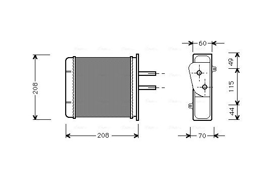 Heat Exchanger, interior heating