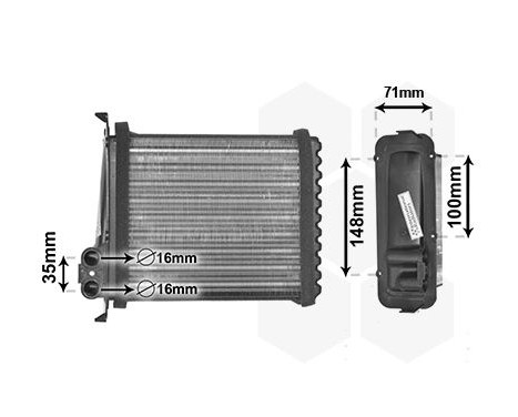 Heat Exchanger, interior heating, Image 2