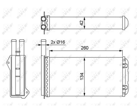 Heat Exchanger, interior heating, Image 2