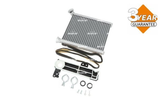 Heater radiator, interior heating
