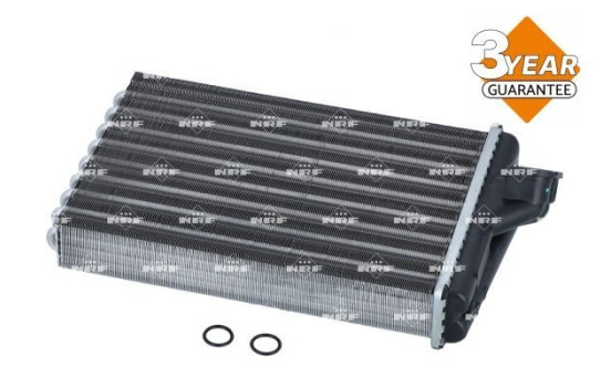 Heater radiator, interior heating