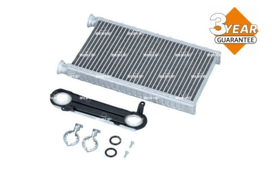 Heater radiator, interior heating