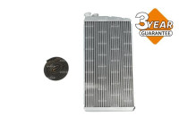 Heater radiator, interior heating