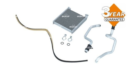 Heater radiator, interior heating