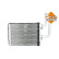 Heater radiator, interior heating