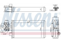 Heater radiator, interior heating