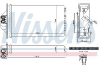 Heater radiator, interior heating