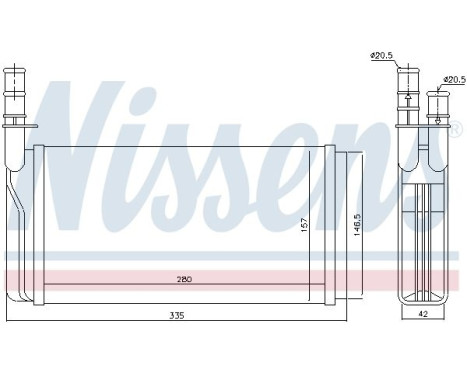 Heater radiator, interior heating, Image 5