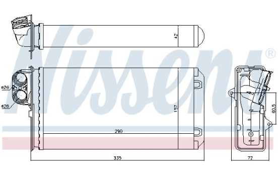 Heater radiator, interior heating, Image 6