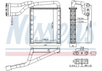 Heater radiator, interior heating