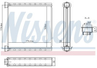 Heater radiator, interior heating