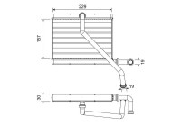 Heater radiator, interior heating
