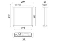Heater radiator, interior heating