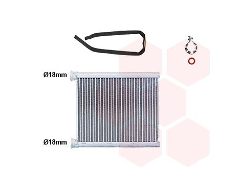 Heater radiator, interior heating