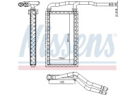 Heater radiator, interior heating