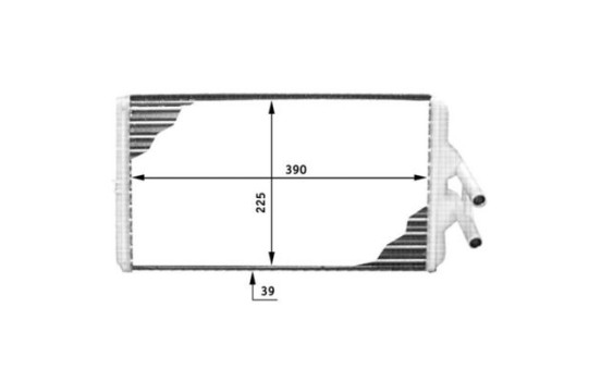 Heater radiator, interior heating, Image 2