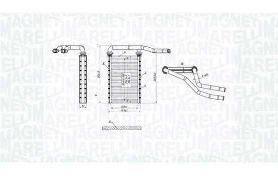 Heater radiator, interior heating, Image 2
