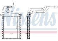 Heater radiator, interior heating