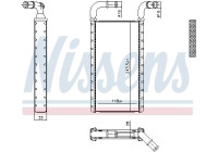Heater radiator, interior heating