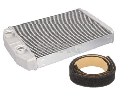 Heater radiator, interior heating