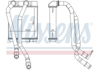 Heater radiator, interior heating
