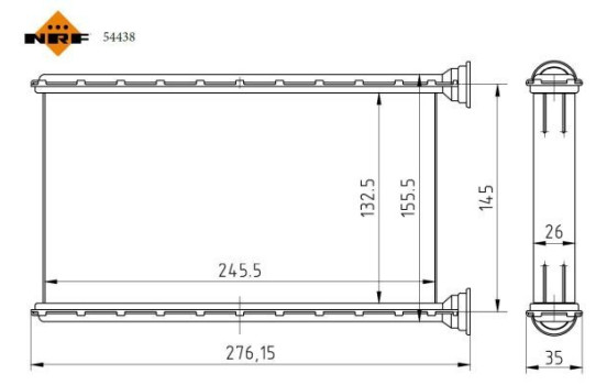 Heater radiator, interior heating, Image 4