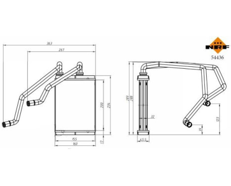 Heater radiator, interior heating, Image 5
