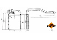 Heater radiator, interior heating