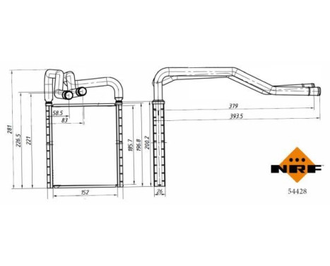 Heater radiator, interior heating, Image 4