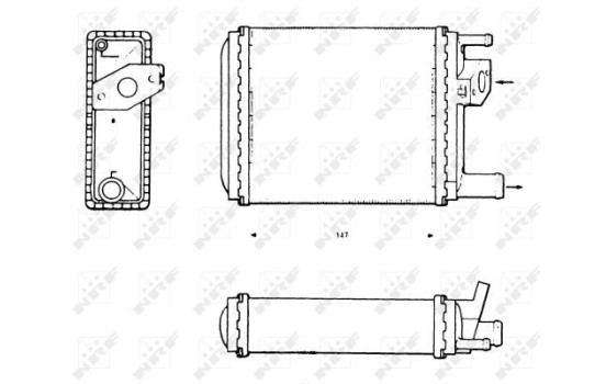 Heater radiator, interior heating, Image 6