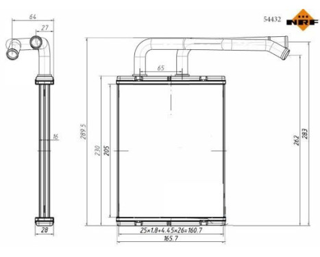 Heater radiator, interior heating, Image 2