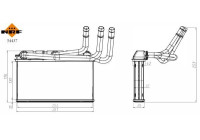 Heater radiator, interior heating