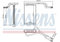 Heater radiator, interior heating