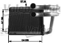 Heater radiator, interior heating