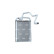Heater radiator, interior heating